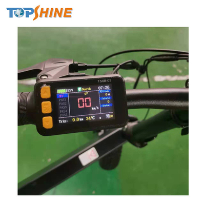 24v μίνι αδιάβροχη ηλεκτρική επίδειξη Ebike LCD ταχυμέτρων ποδηλάτων με το σύστημα συναγερμών